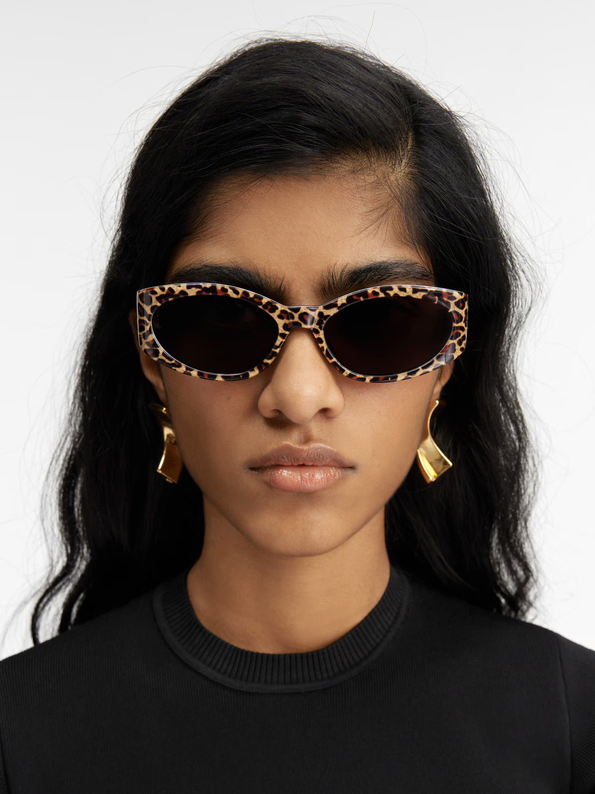 Lunettes Jacquemus OVALO Leopard