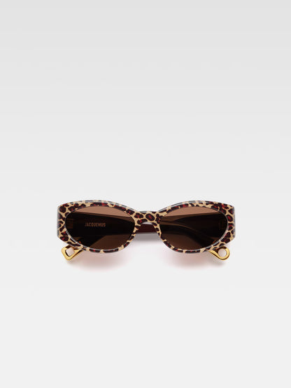 Lunettes Jacquemus OVALO Leopard