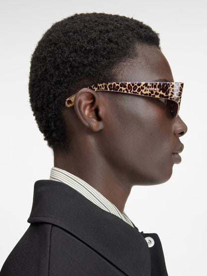Lunettes Jacquemus OVALO Leopard